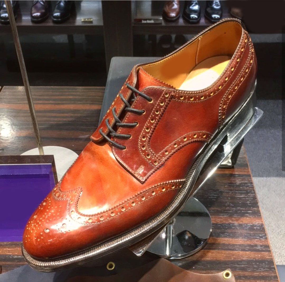 Handmade Men's Tan Color Shoes, Men's Formal Dress Wingtip Lace Up